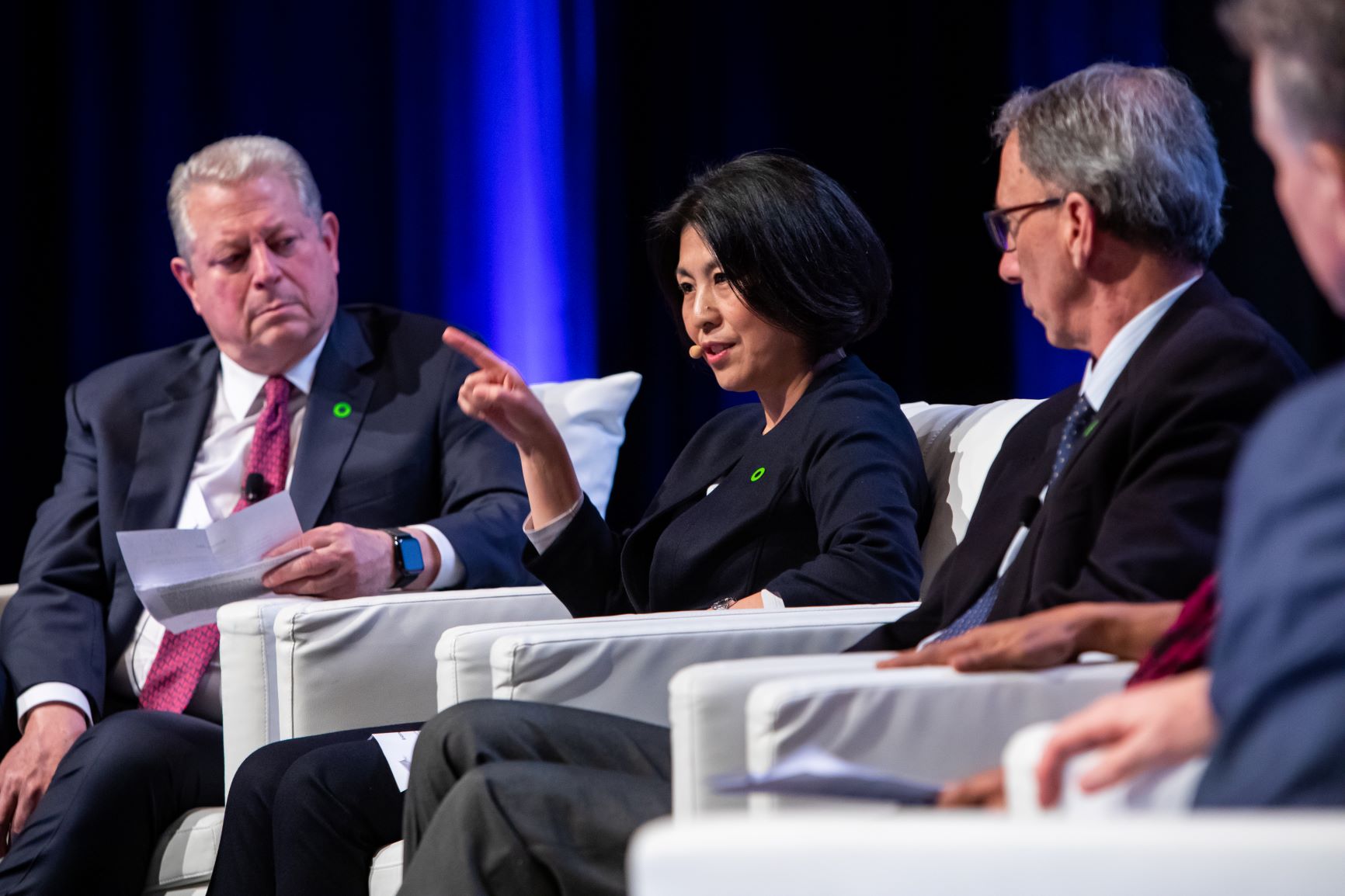 Xuemei Bai joins Al Gore to discuss solutions at the 'Climate Reality ...