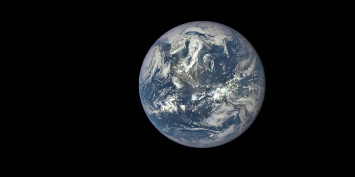 Planet Earth from space.