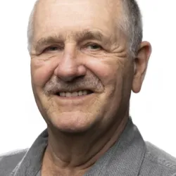 Peter Taylor smiling.