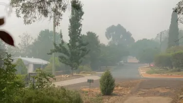 Image of Bushfire smoke in Lyneham, Canberra