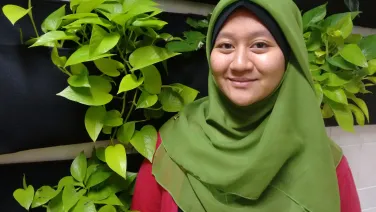 Jasmin and the Vertical Greenery System